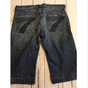 7 For All Mankind Jean Shorts NWOT Sz 30